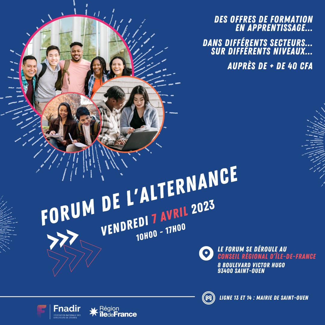 image de l'article La Région Ile de France et la FNADIR organise un forum de l'alternance ce vendredi 7 avril 