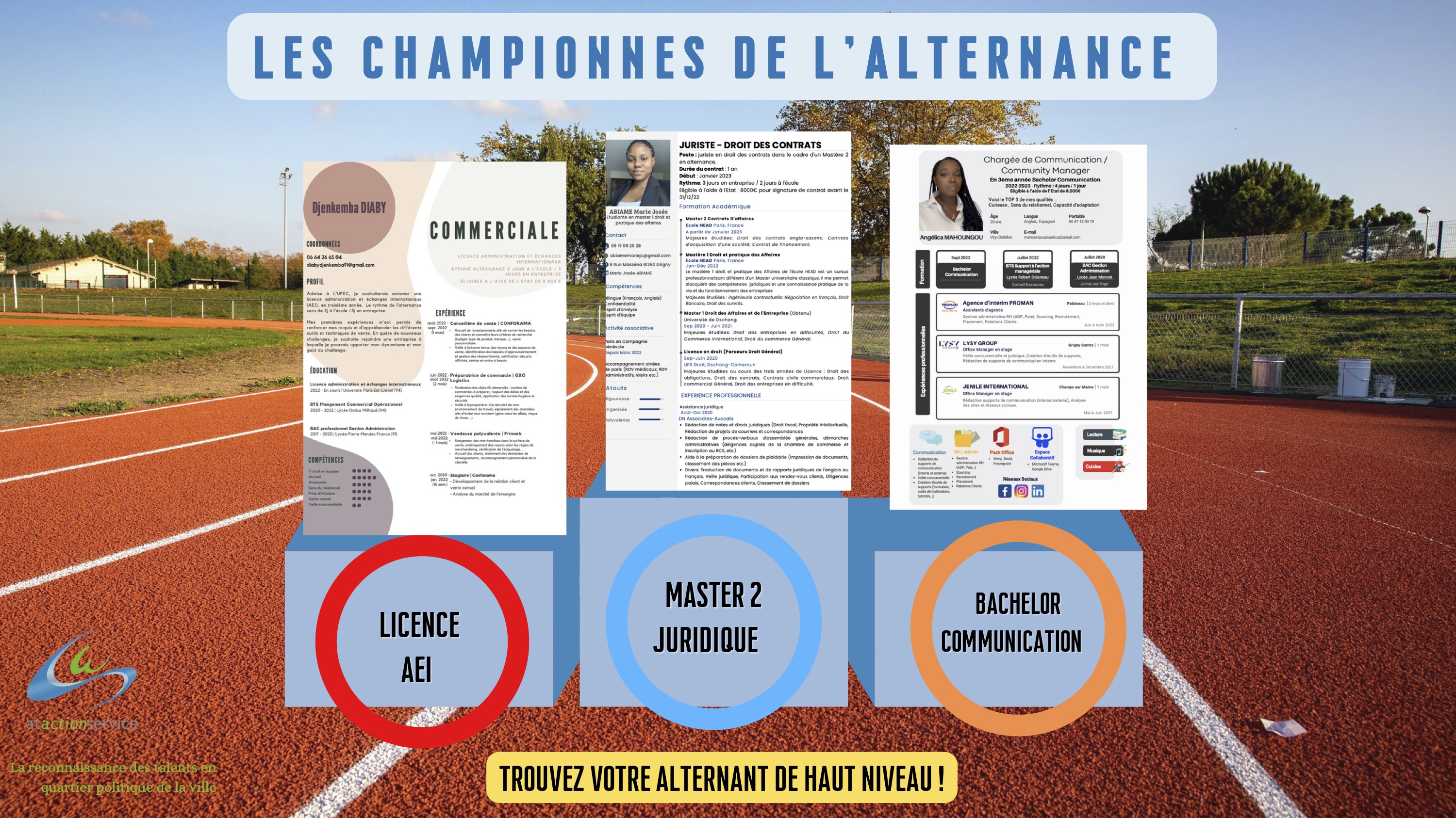 Les championnes de l'alternance