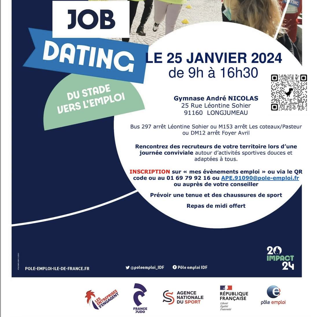 image de l'article 🚨 Job dating du stade vers l'emploi le 25 janvier 